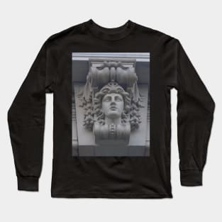 Architectural Detail, Mitchell Library, Glasgow Long Sleeve T-Shirt